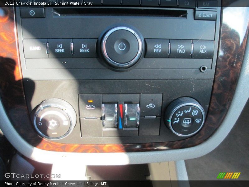 Summit White / Gray 2012 Chevrolet Impala LT