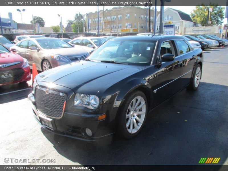 Brilliant Black Crystal Pearl / Dark Slate Gray/Light Graystone 2006 Chrysler 300 C SRT8