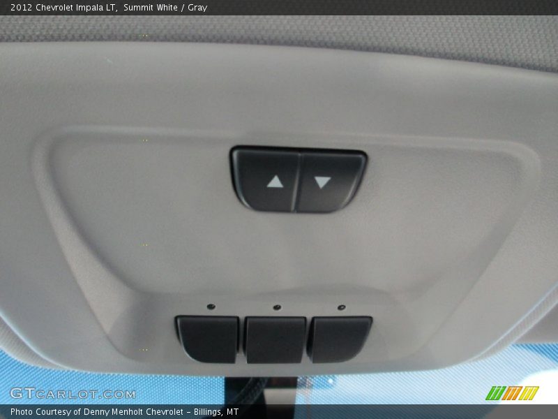 Summit White / Gray 2012 Chevrolet Impala LT