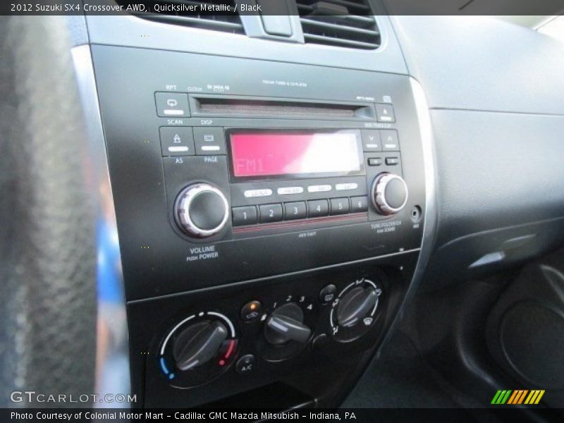 Quicksilver Metallic / Black 2012 Suzuki SX4 Crossover AWD