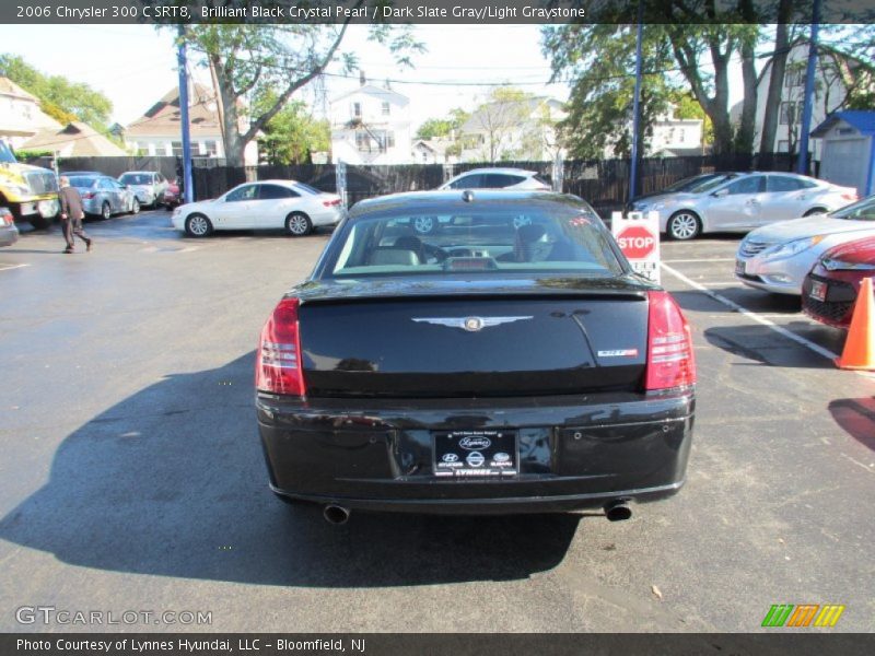 Brilliant Black Crystal Pearl / Dark Slate Gray/Light Graystone 2006 Chrysler 300 C SRT8