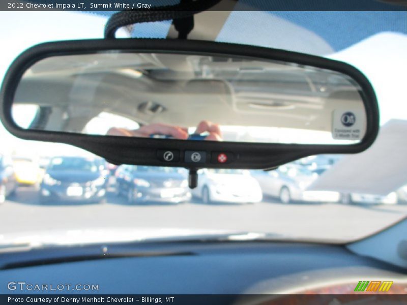 Summit White / Gray 2012 Chevrolet Impala LT