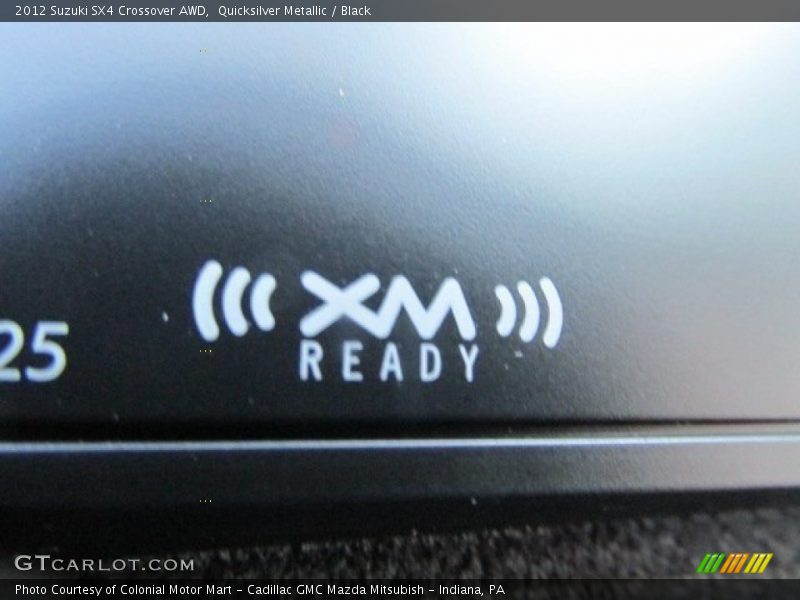 Quicksilver Metallic / Black 2012 Suzuki SX4 Crossover AWD