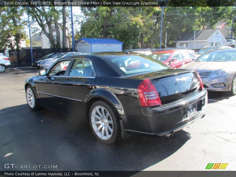 Brilliant Black Crystal Pearl / Dark Slate Gray/Light Graystone 2006 Chrysler 300 C SRT8