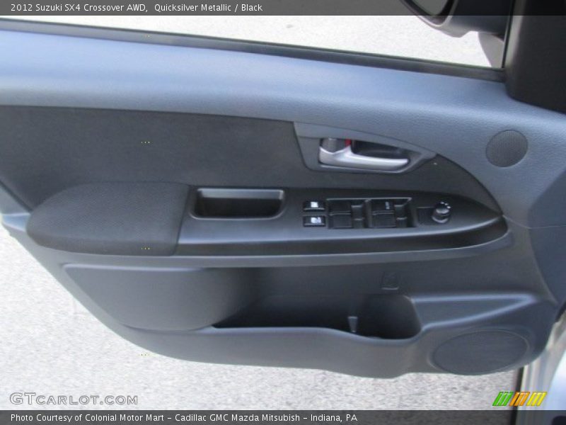 Quicksilver Metallic / Black 2012 Suzuki SX4 Crossover AWD