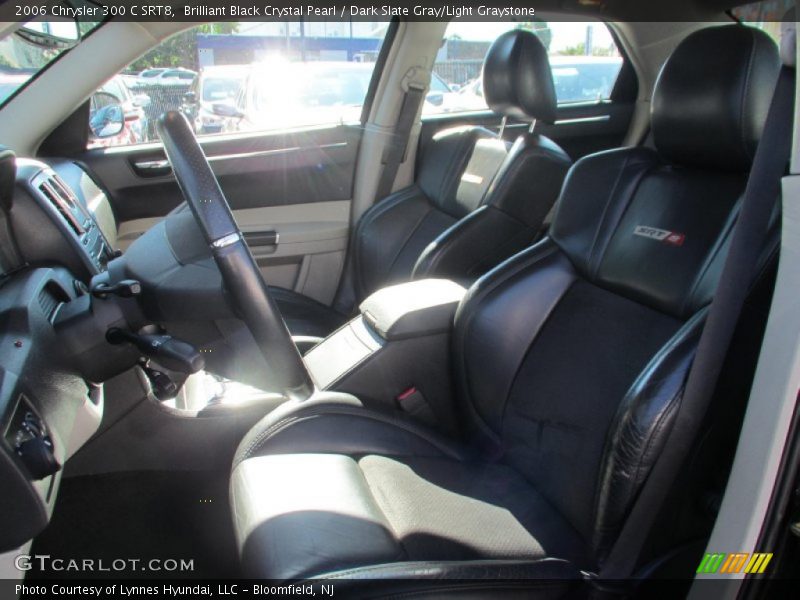 Brilliant Black Crystal Pearl / Dark Slate Gray/Light Graystone 2006 Chrysler 300 C SRT8