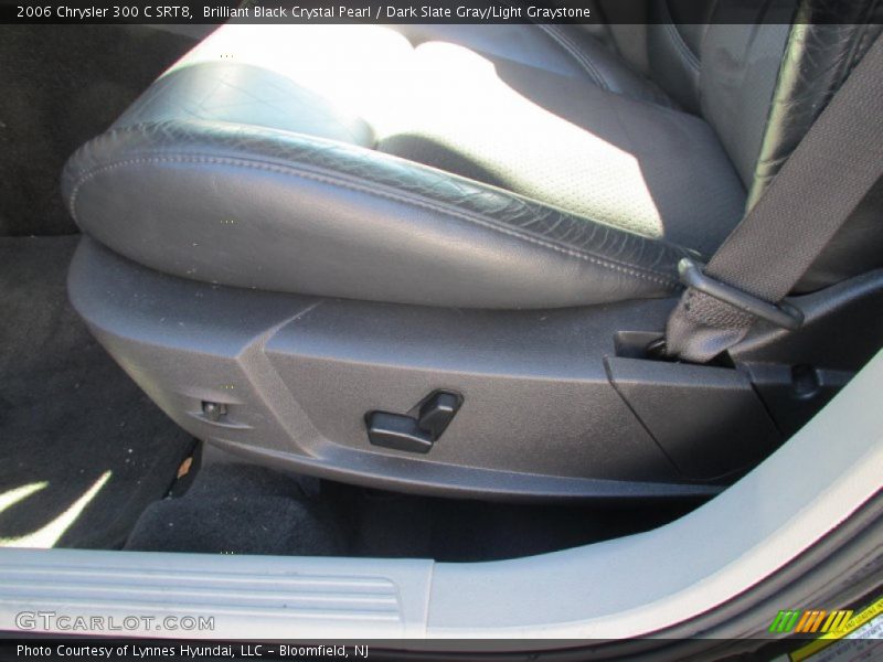 Brilliant Black Crystal Pearl / Dark Slate Gray/Light Graystone 2006 Chrysler 300 C SRT8