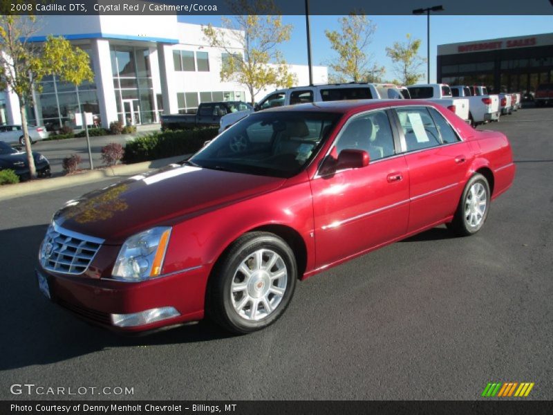 Crystal Red / Cashmere/Cocoa 2008 Cadillac DTS