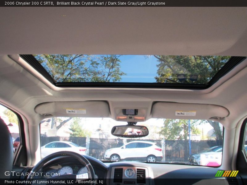 Brilliant Black Crystal Pearl / Dark Slate Gray/Light Graystone 2006 Chrysler 300 C SRT8