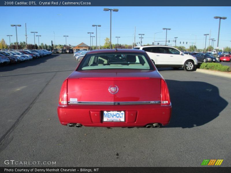 Crystal Red / Cashmere/Cocoa 2008 Cadillac DTS