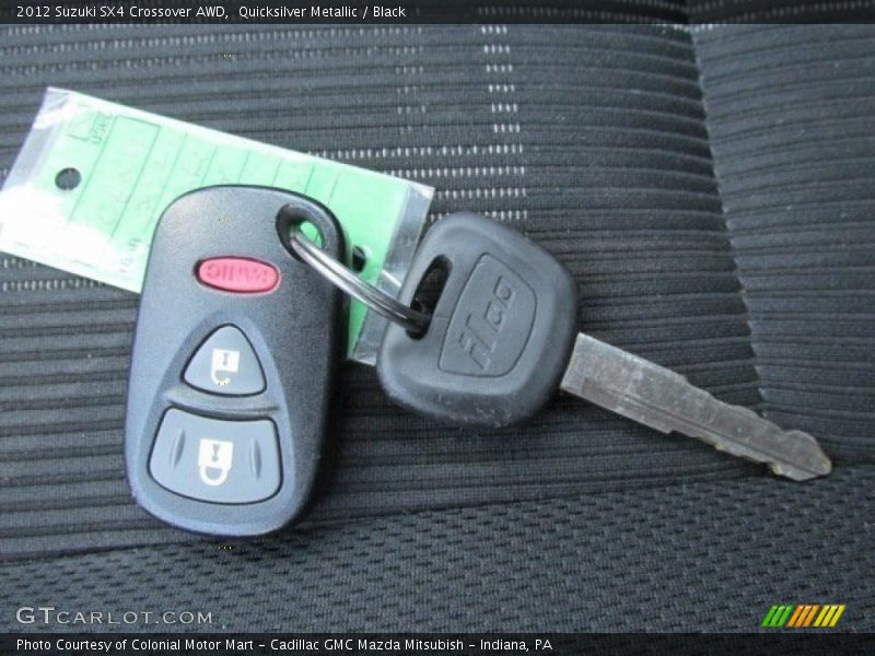 Keys of 2012 SX4 Crossover AWD