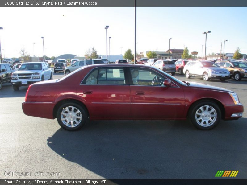 Crystal Red / Cashmere/Cocoa 2008 Cadillac DTS