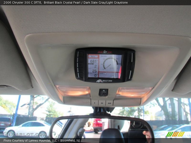 Brilliant Black Crystal Pearl / Dark Slate Gray/Light Graystone 2006 Chrysler 300 C SRT8