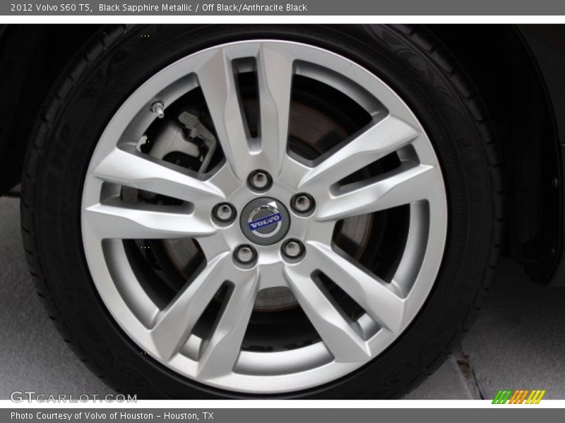 Black Sapphire Metallic / Off Black/Anthracite Black 2012 Volvo S60 T5