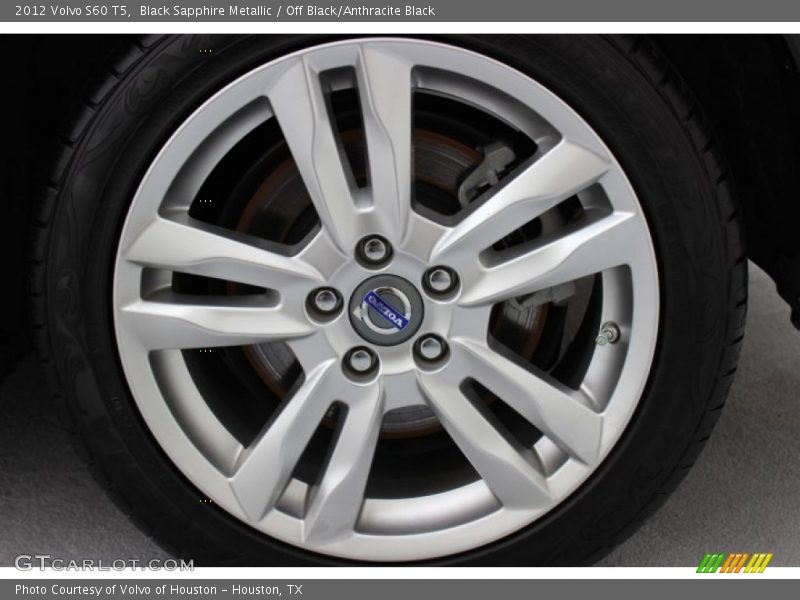 Black Sapphire Metallic / Off Black/Anthracite Black 2012 Volvo S60 T5