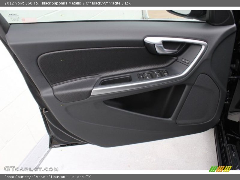 Black Sapphire Metallic / Off Black/Anthracite Black 2012 Volvo S60 T5