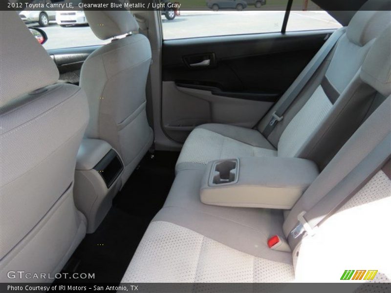 Clearwater Blue Metallic / Light Gray 2012 Toyota Camry LE