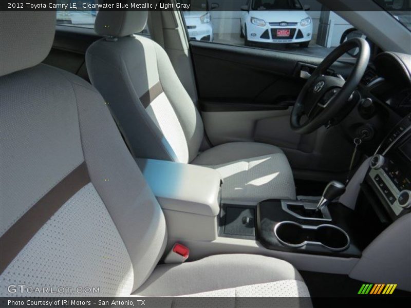 Clearwater Blue Metallic / Light Gray 2012 Toyota Camry LE