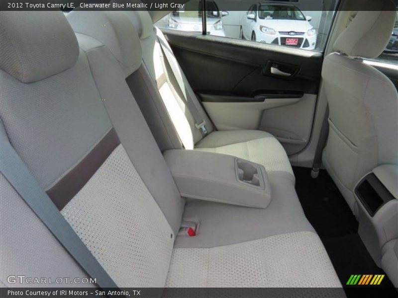 Clearwater Blue Metallic / Light Gray 2012 Toyota Camry LE