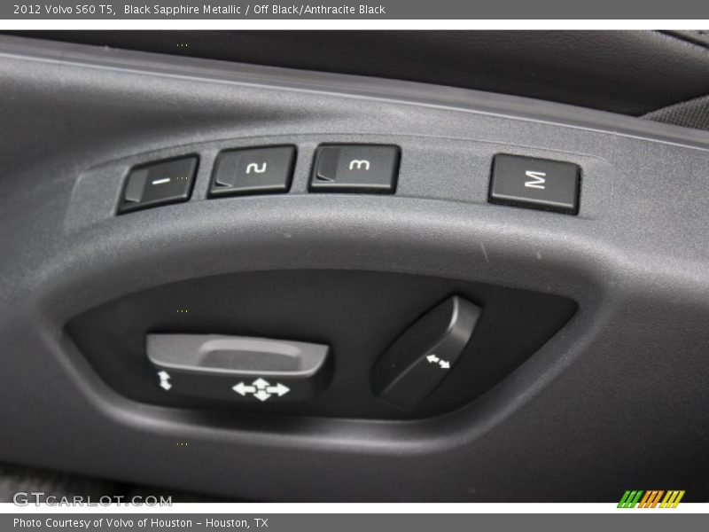 Black Sapphire Metallic / Off Black/Anthracite Black 2012 Volvo S60 T5