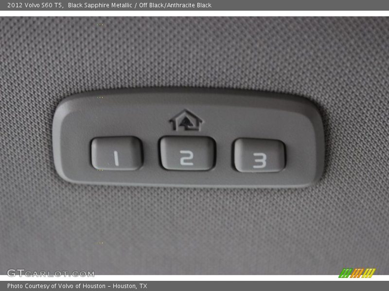 Black Sapphire Metallic / Off Black/Anthracite Black 2012 Volvo S60 T5