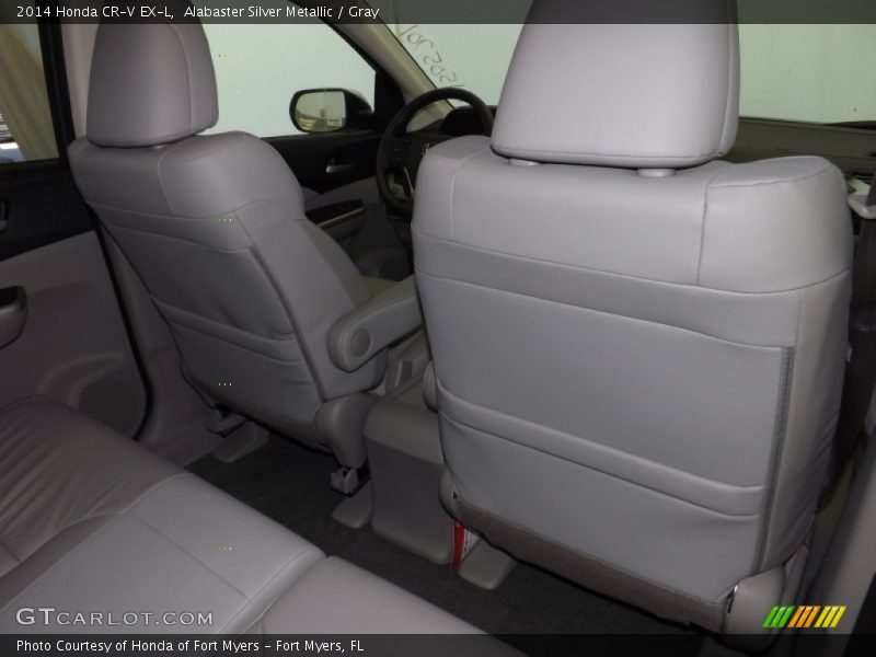 Alabaster Silver Metallic / Gray 2014 Honda CR-V EX-L