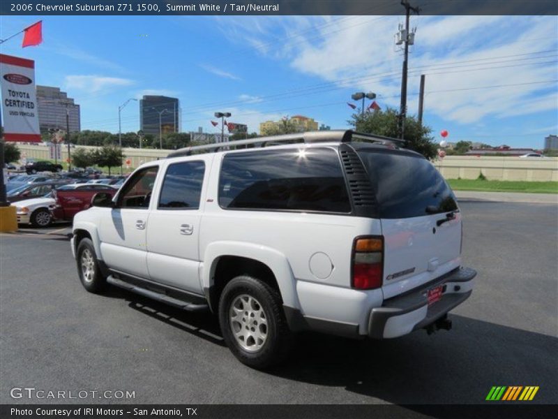 Summit White / Tan/Neutral 2006 Chevrolet Suburban Z71 1500