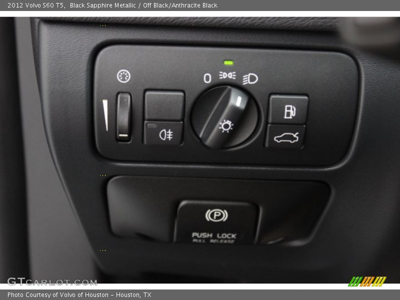 Black Sapphire Metallic / Off Black/Anthracite Black 2012 Volvo S60 T5