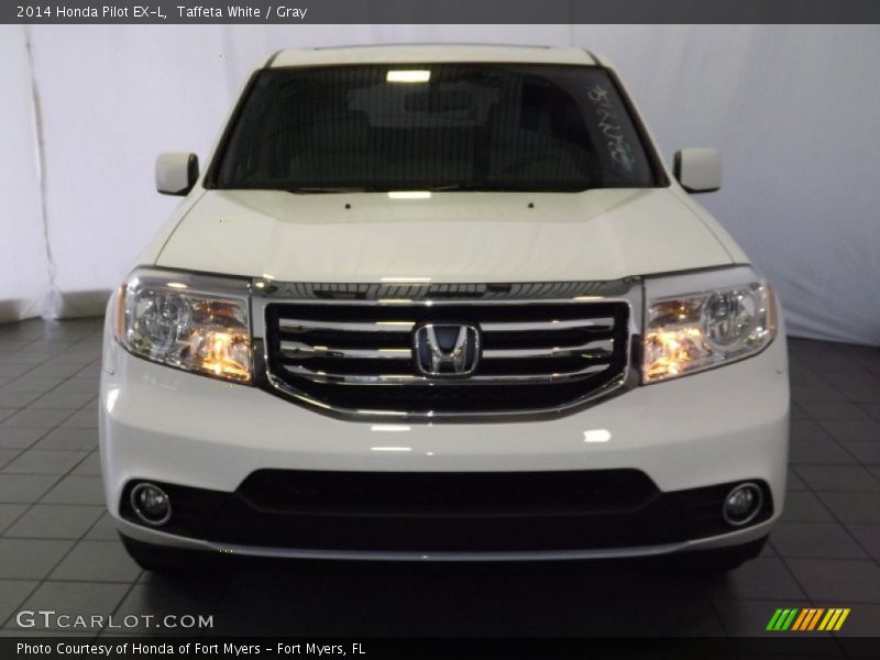 Taffeta White / Gray 2014 Honda Pilot EX-L