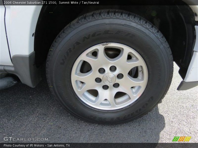 Summit White / Tan/Neutral 2006 Chevrolet Suburban Z71 1500