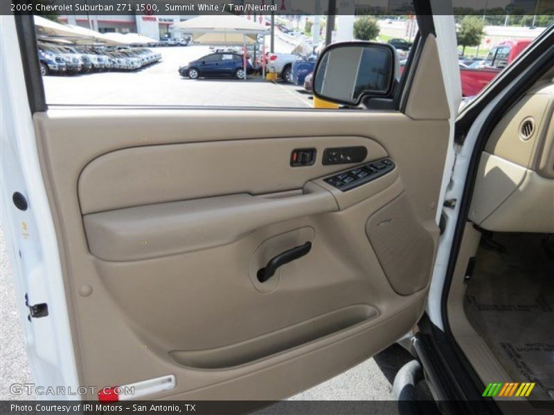 Summit White / Tan/Neutral 2006 Chevrolet Suburban Z71 1500