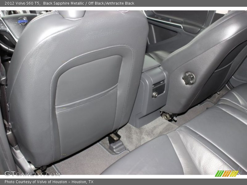 Black Sapphire Metallic / Off Black/Anthracite Black 2012 Volvo S60 T5