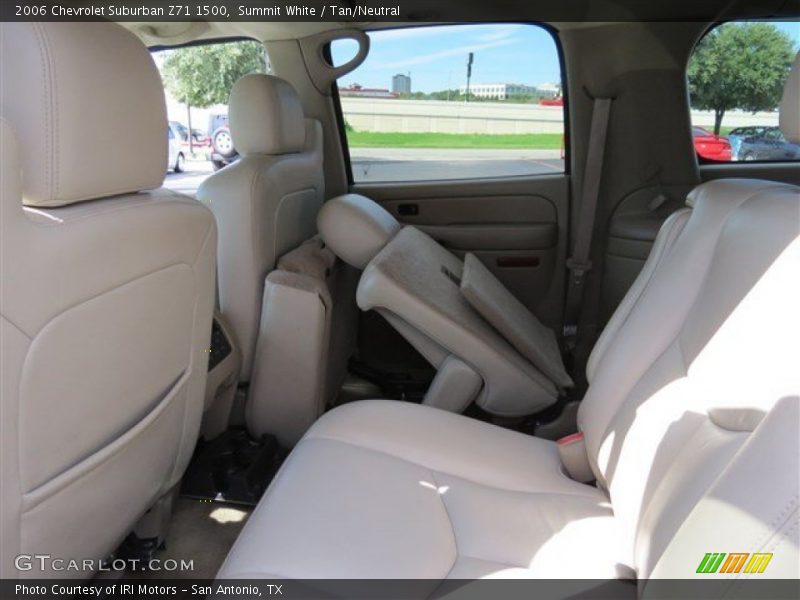 Summit White / Tan/Neutral 2006 Chevrolet Suburban Z71 1500