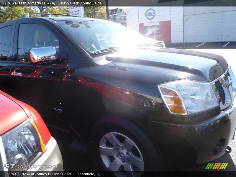 Galaxy Black / Sand Beige 2006 Nissan Armada LE 4x4