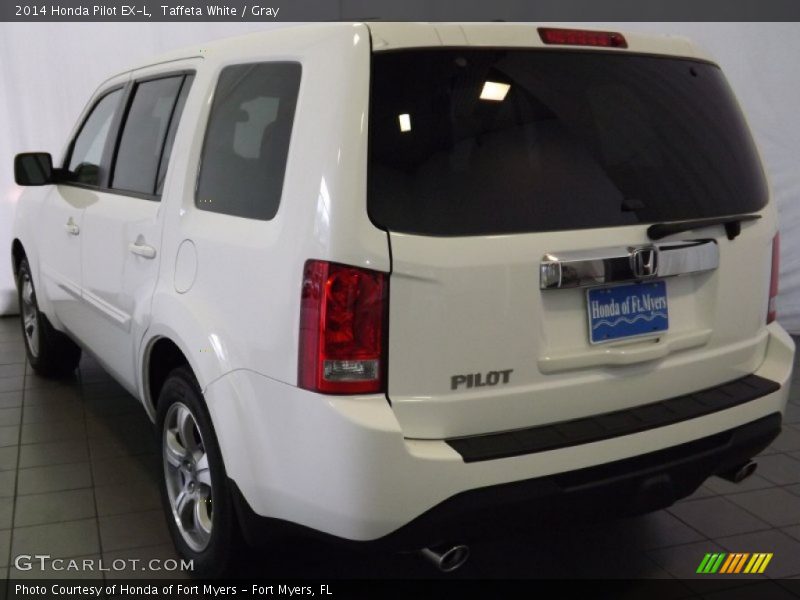 Taffeta White / Gray 2014 Honda Pilot EX-L