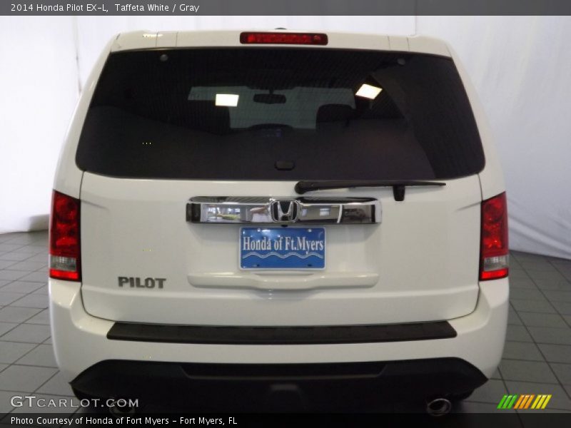 Taffeta White / Gray 2014 Honda Pilot EX-L