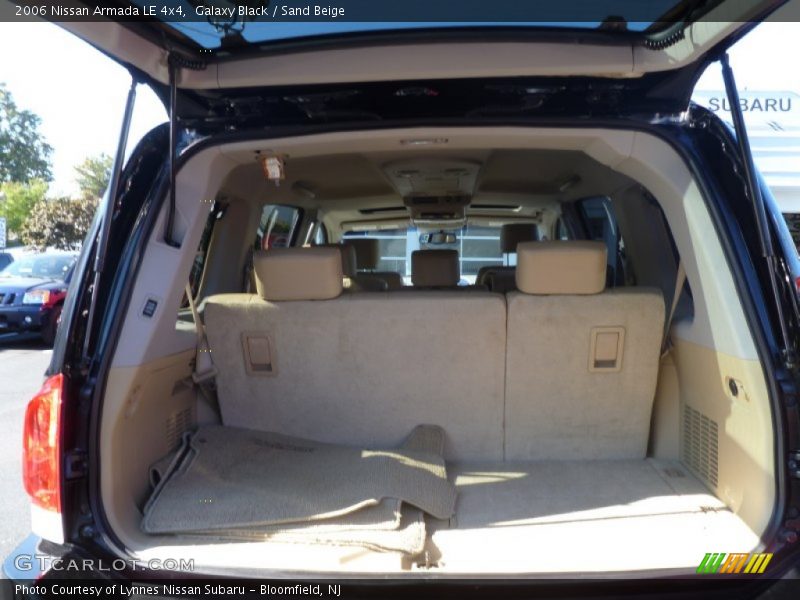 Galaxy Black / Sand Beige 2006 Nissan Armada LE 4x4