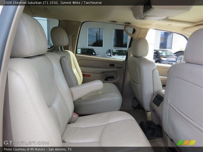 Summit White / Tan/Neutral 2006 Chevrolet Suburban Z71 1500