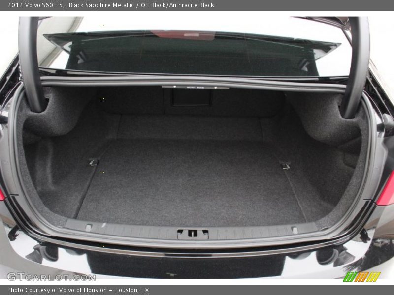 Black Sapphire Metallic / Off Black/Anthracite Black 2012 Volvo S60 T5