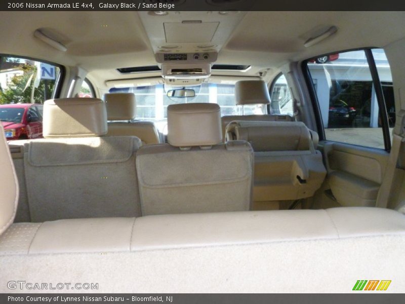 Galaxy Black / Sand Beige 2006 Nissan Armada LE 4x4