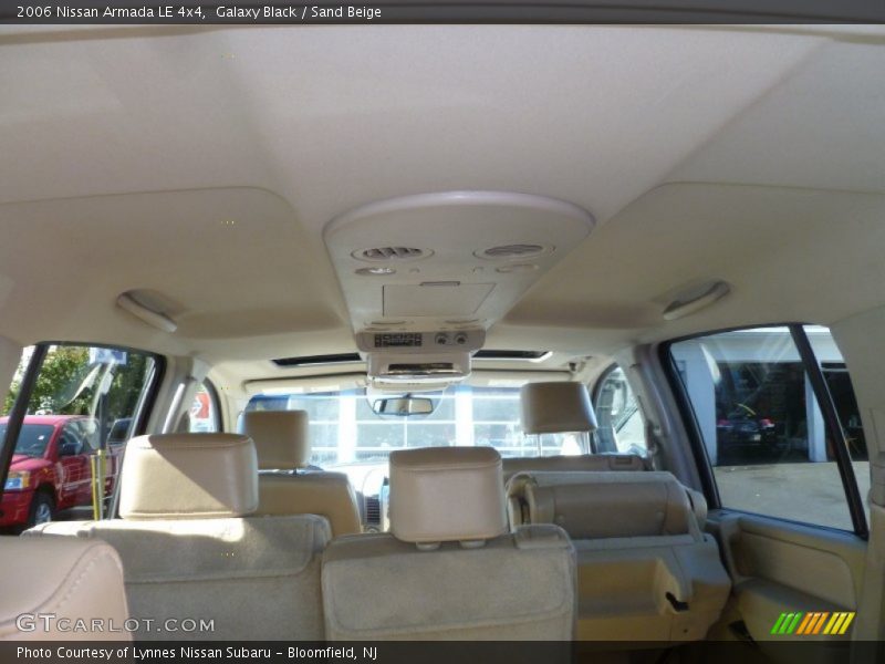 Galaxy Black / Sand Beige 2006 Nissan Armada LE 4x4