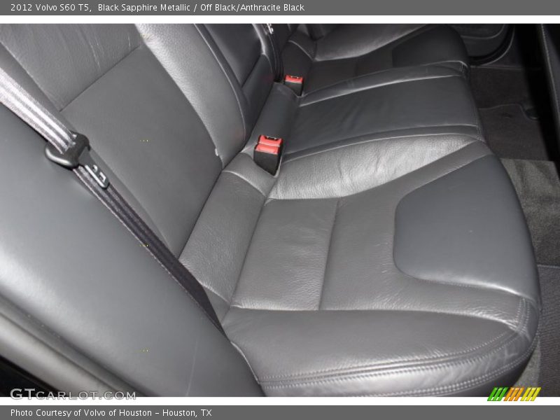 Black Sapphire Metallic / Off Black/Anthracite Black 2012 Volvo S60 T5