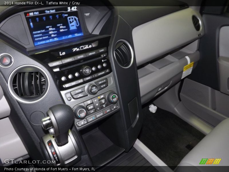 Taffeta White / Gray 2014 Honda Pilot EX-L