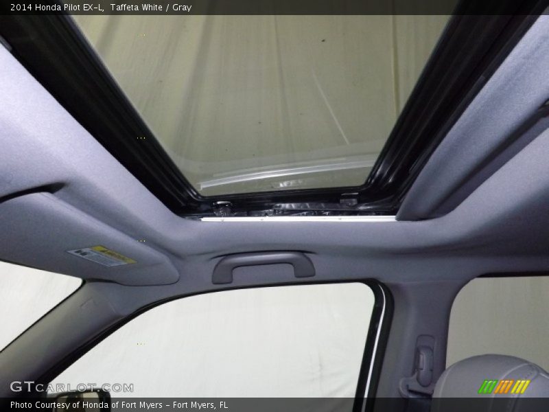 Taffeta White / Gray 2014 Honda Pilot EX-L