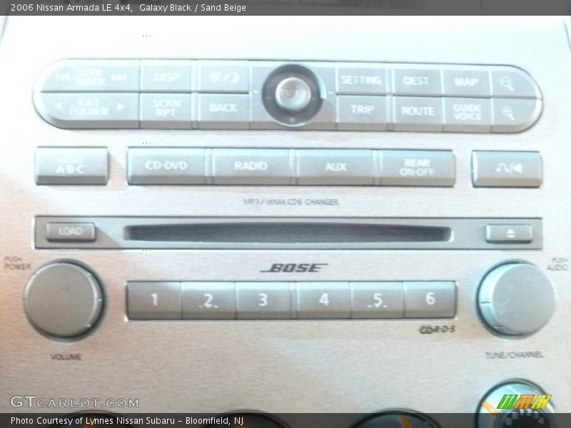 Galaxy Black / Sand Beige 2006 Nissan Armada LE 4x4