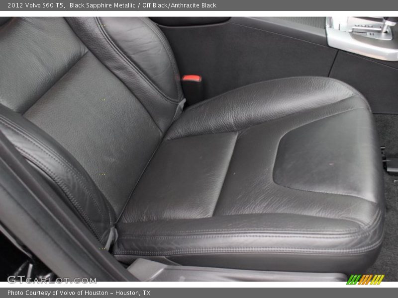 Black Sapphire Metallic / Off Black/Anthracite Black 2012 Volvo S60 T5