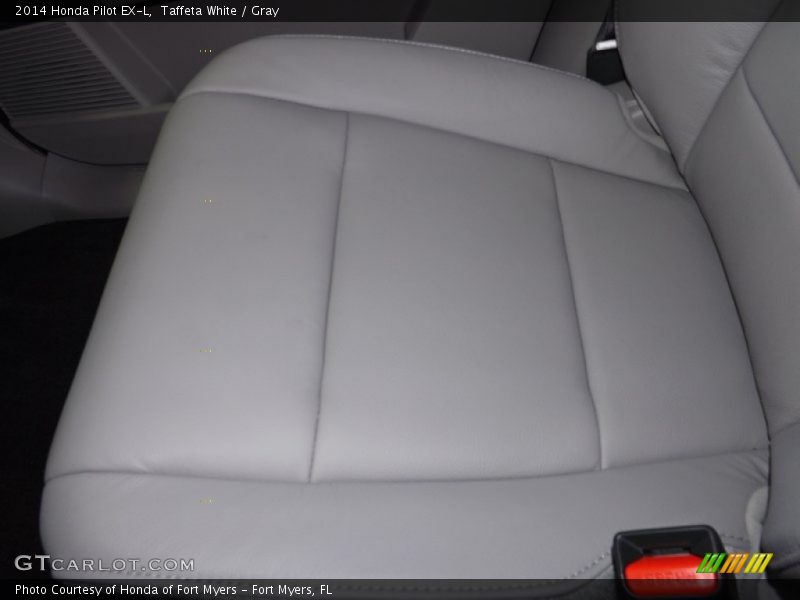 Taffeta White / Gray 2014 Honda Pilot EX-L