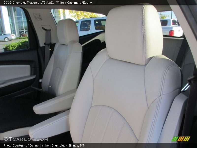 White / Cashmere/Ebony 2012 Chevrolet Traverse LTZ AWD