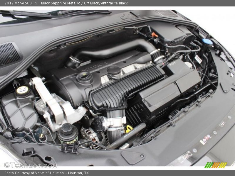 Black Sapphire Metallic / Off Black/Anthracite Black 2012 Volvo S60 T5