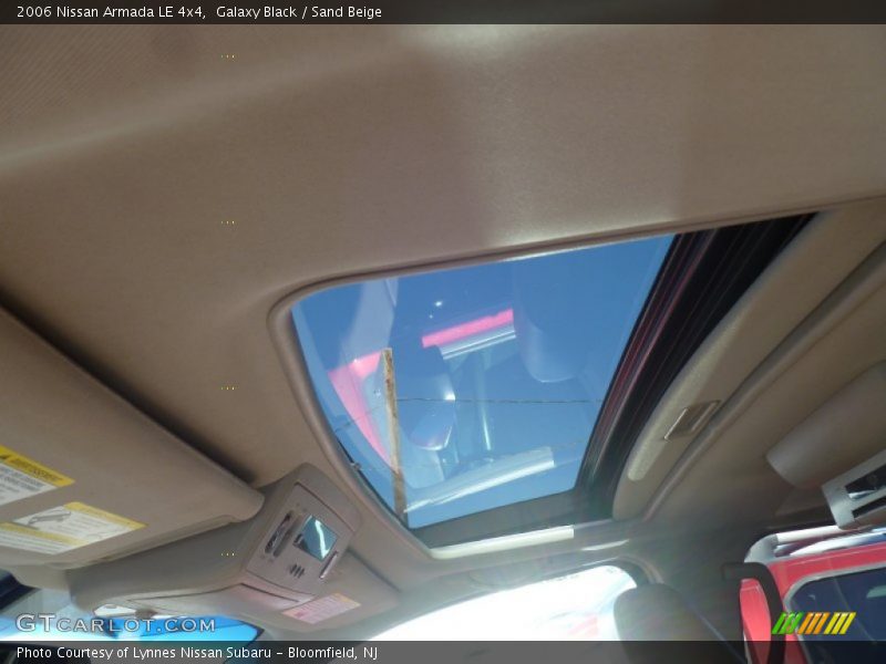 Galaxy Black / Sand Beige 2006 Nissan Armada LE 4x4